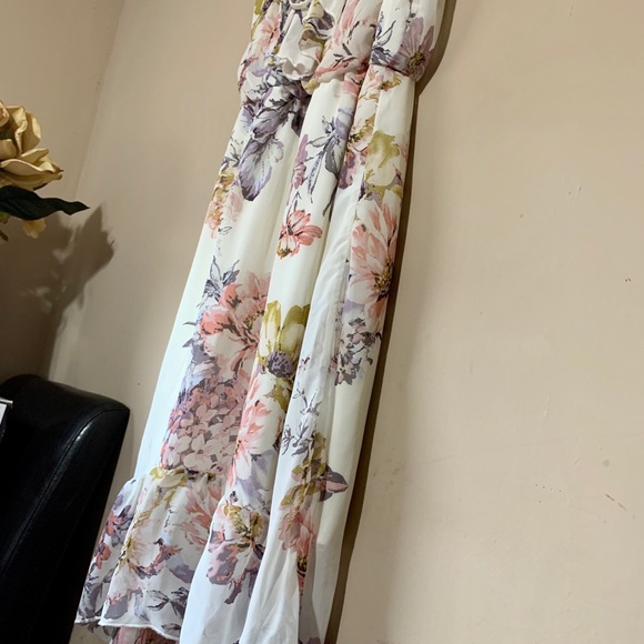 Floral Hi Low Dress - Picture 4 of 4